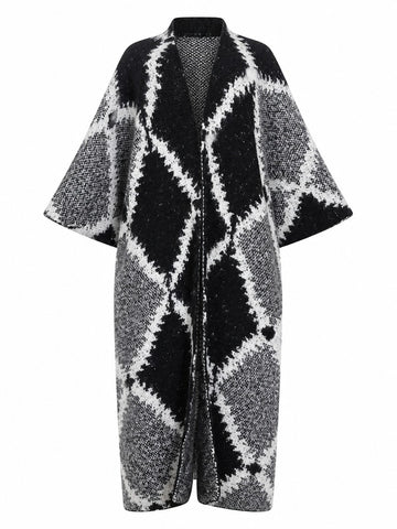 Wanderlust Geometric Print Cardigan