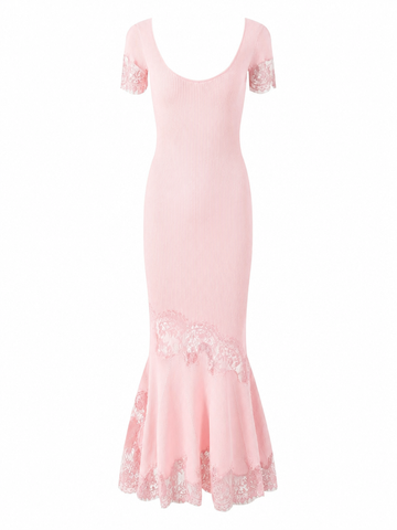 Divine Lace Patchwork Mermaid Dress