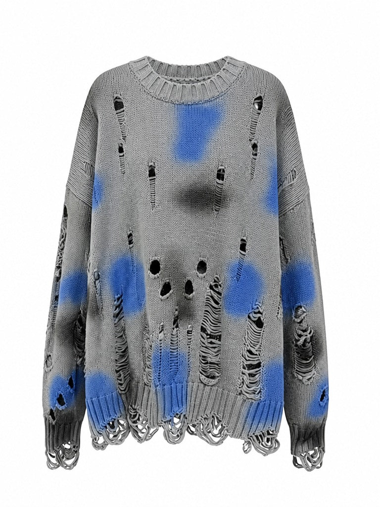 Untamed Ripped Knit Pullover