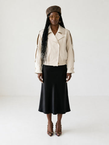 Confident Asymmetrical Button Jacket