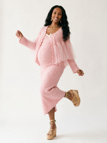 Divine Mesh Knit Cardigan