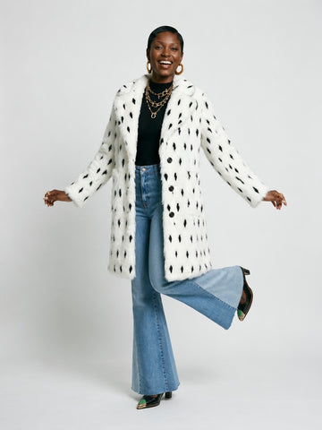 Majestic Faux Fur Long Coat