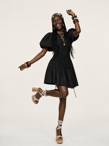 Vibrant Ruffled Asymmetrical Mini Dress