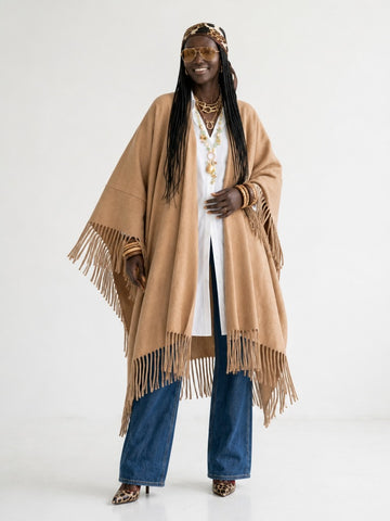 Boundless Fringed Long Cardigan