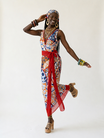 Wanderlust Printed One-Piece Swimsuit
