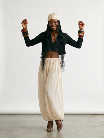 Free Spirit Sheer Bloomer Pants
