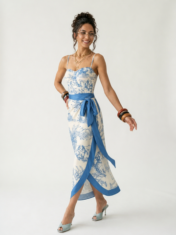 Sovereign Printed Wrap Bikini Set
