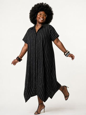 Sovereign Striped Loose Dress