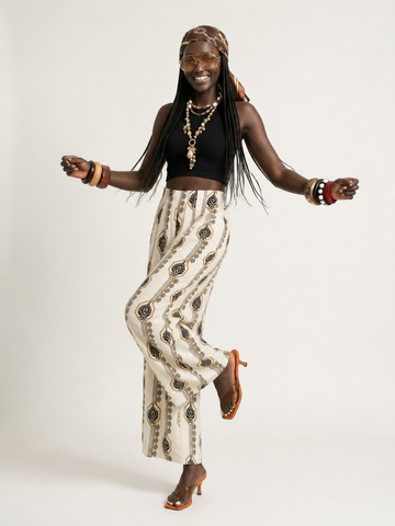 Wanderlust Geometric Wide Leg Pants