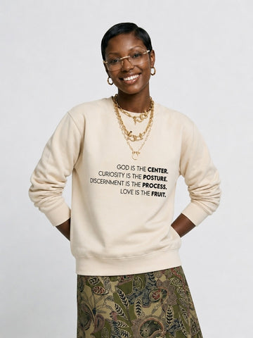 Grounded Oversized Fleece Sweatshirt