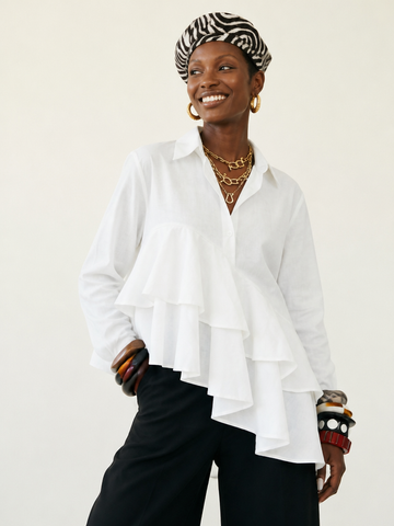 Sovereign Ruffled Loose Blouse