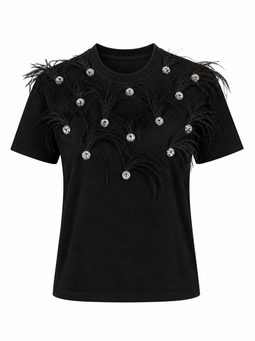 Radiant Feather Diamond T-Shirt