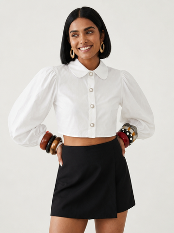Radiant Puff Sleeve Blouse