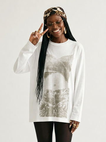 Audacious Printed Long Sleeve T-Shirt