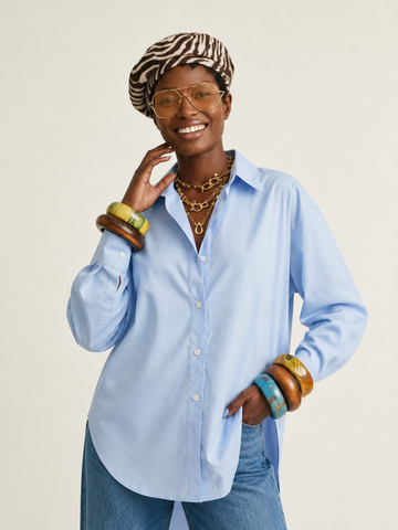 Grounded Ribbed Loose Shirt