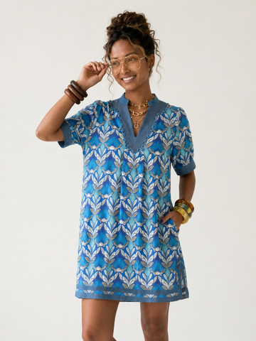 Wanderlust Patterned Mini Dress