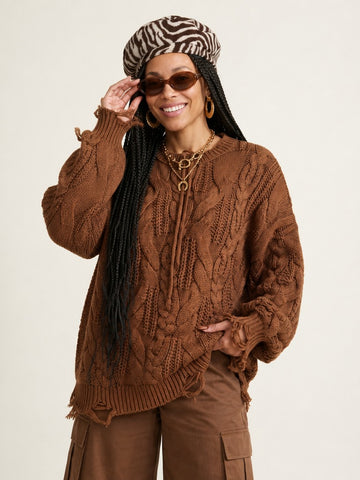Grounded Chunky Knit Sweater