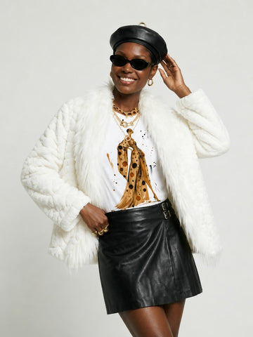 Radiant Faux Fur Shaggy Jacket