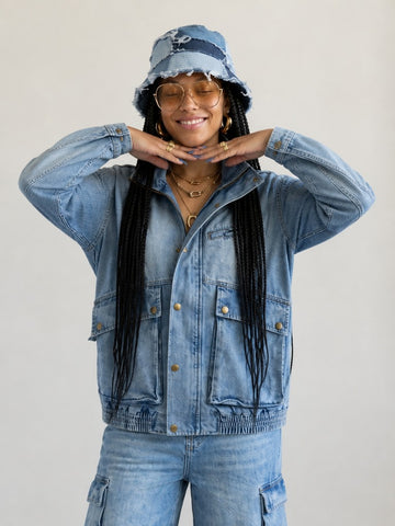 Adventurous Washed Denim Jacket