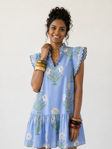 Free Spirit Floral Ruffled Dress