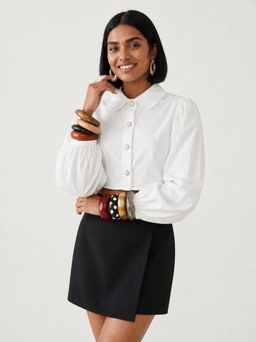 Radiant Puff Sleeve Blouse