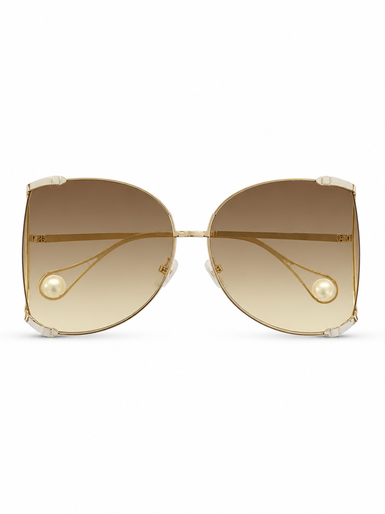 Divine Oversized Pearl Sunglasses