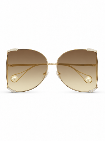 Divine Oversized Pearl Sunglasses