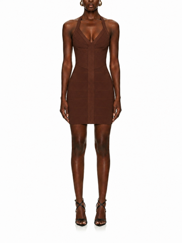 Chocalate Bandage Dress