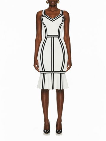 Onyx Ruffle Edge Dress