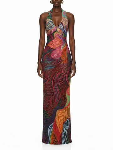 Prism Beaded Gown