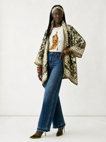 Untamed Printed Loose Kimono