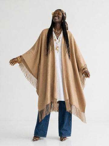 Boundless Fringed Long Cardigan