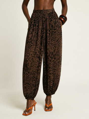 Wild Heart Leopard Lantern Pants