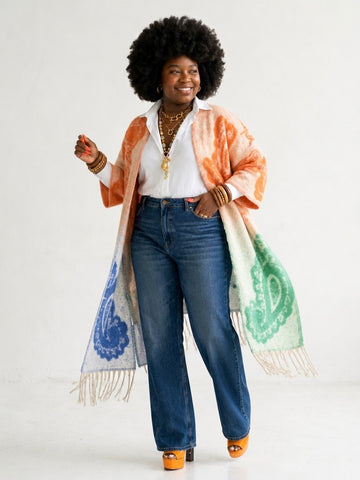 Wanderlust Tassel Knit Kimono