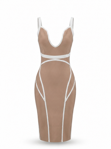 Onyx Sculpting Midi Dress