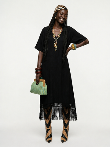 Limitless Tassel Loose Maxi Dress