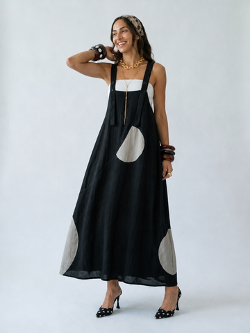 Sovereign Dot Loose Maxi Dress