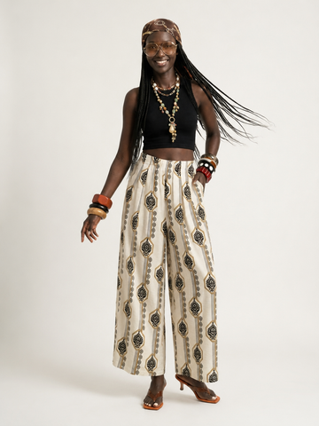 Wanderlust Geometric Wide Leg Pants