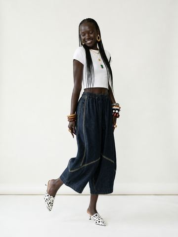 Wanderlust Acid Wash Harem Jeans
