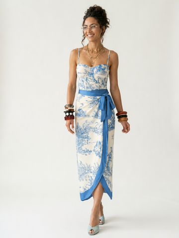Sovereign Printed Wrap Bikini Set
