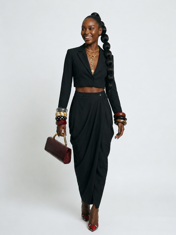 Sovereign Pleated Maxi Skirt