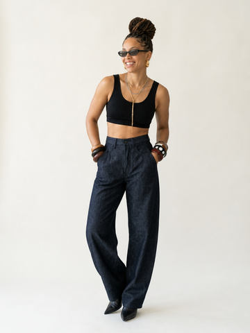 Boundless Dark Wash Wide-Leg Jeans