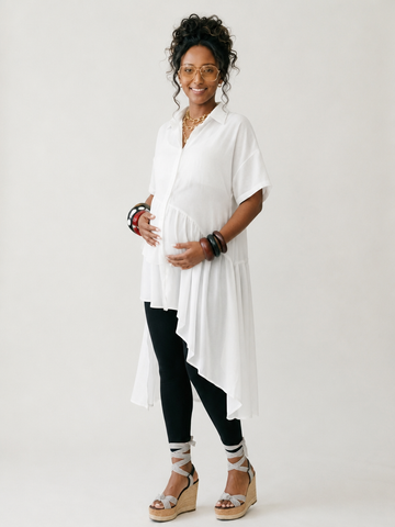 Sovereign Ruffled Oversized Blouse