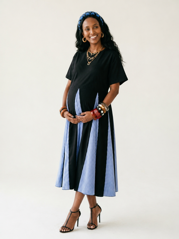 Free Spirit Patchwork Cotton Maxi Dress