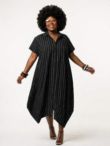 Sovereign Striped Loose Dress
