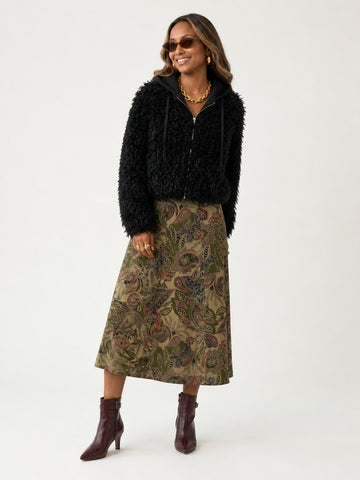 Fierce Oversized Faux Fur Jacket
