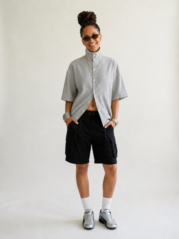 Audacious Striped Loose Shirt