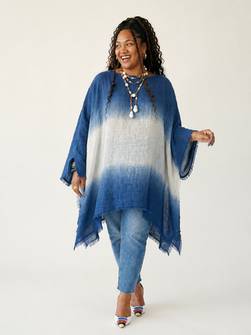 Wanderlust Tie-Dyed Boho Kaftan