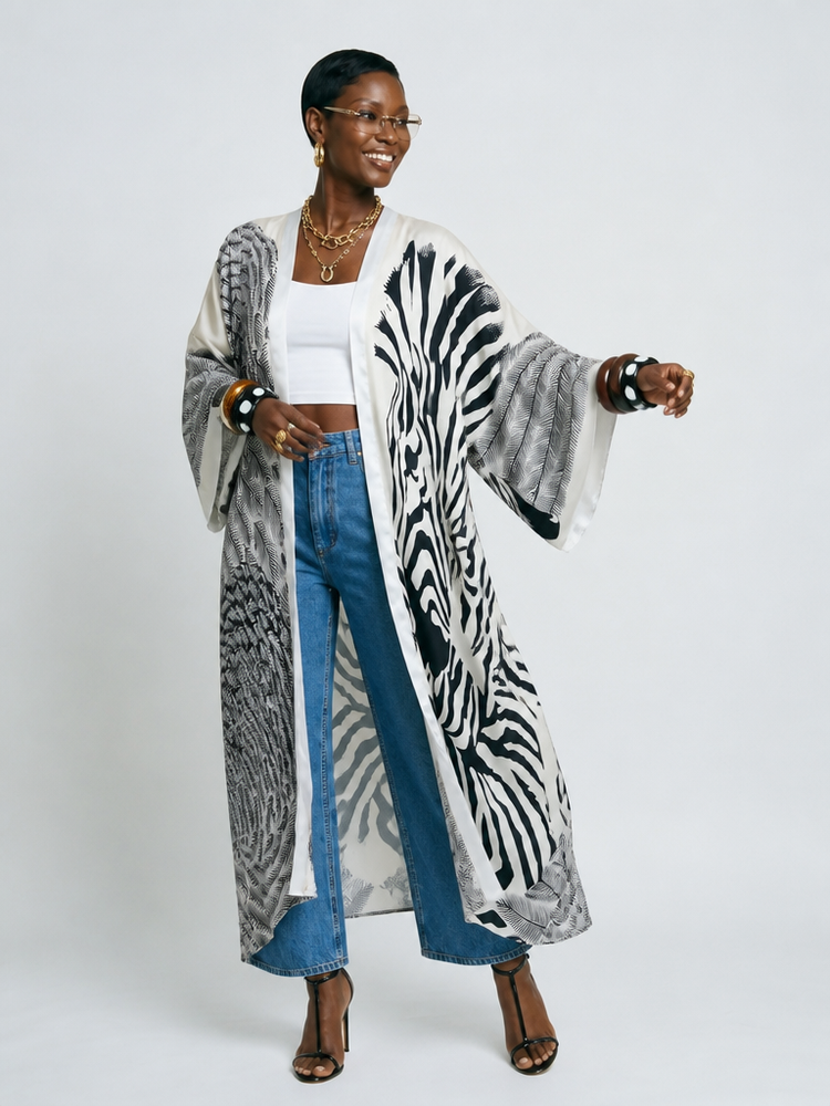 Wild Heart Bohemian Print Kimono