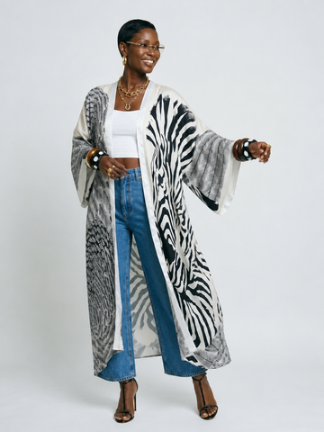 Wild Heart Bohemian Print Kimono